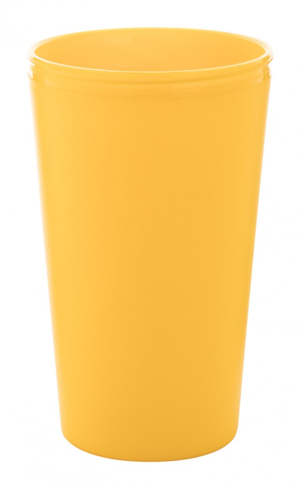 CreaCup cană termoizolantă personalizată, ceaşcă  galben
