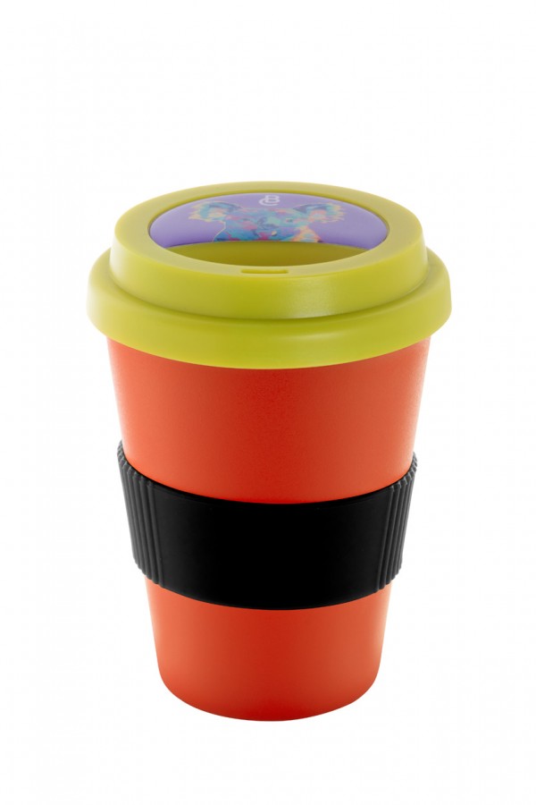 CreaCup Mini cană termoizolantă personalizată, ceaşcă  portocaliu