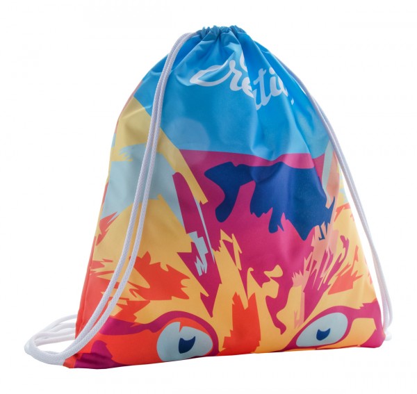 CreaDraw rucsac cu șnur personalizat  alb