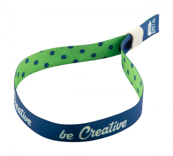 SuboWrist RPET brățară festival personalizată  alb