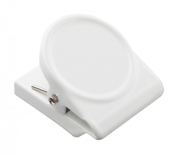MagNote magnet de frigider și clip  alb