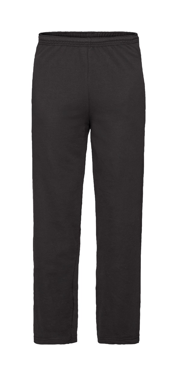 Lightweight Open Hem pantaloni trening, lungi S negru