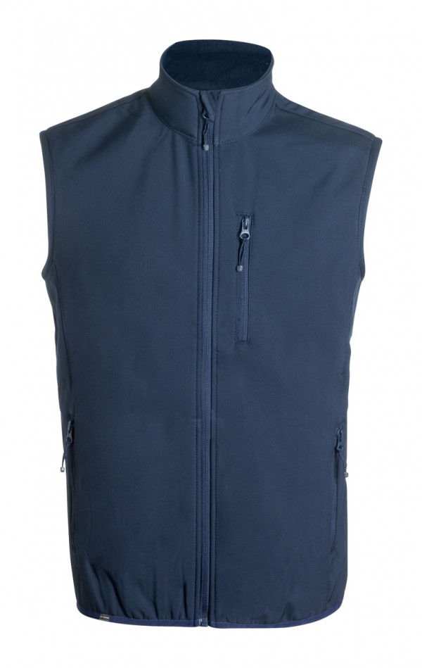 Shelles Vestă softshell RPET L albastru închis