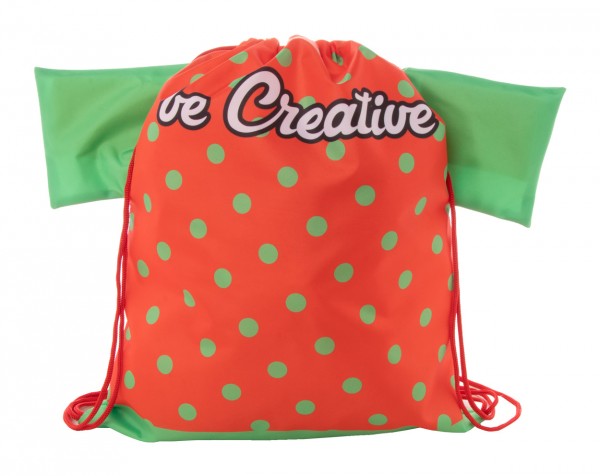 CreaDraw T rucsac cu șnur, personalizat  roșu