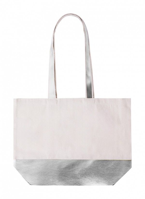 Hitalax shopping bag  argintiu