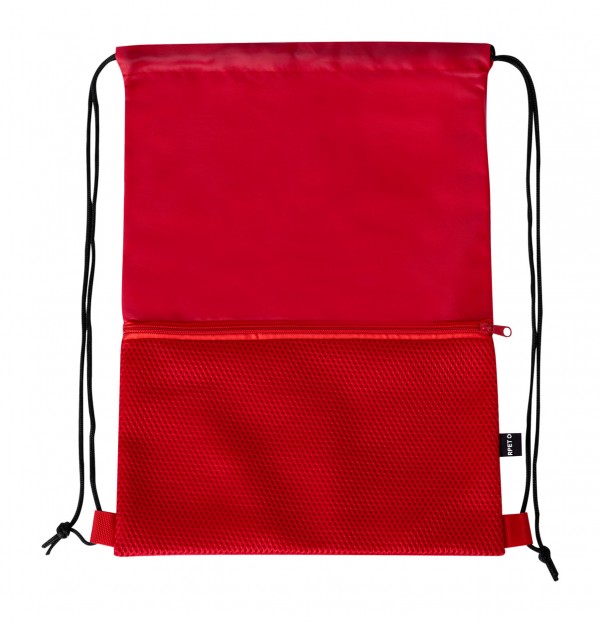 Uznam RPET drawstring bag  roșu