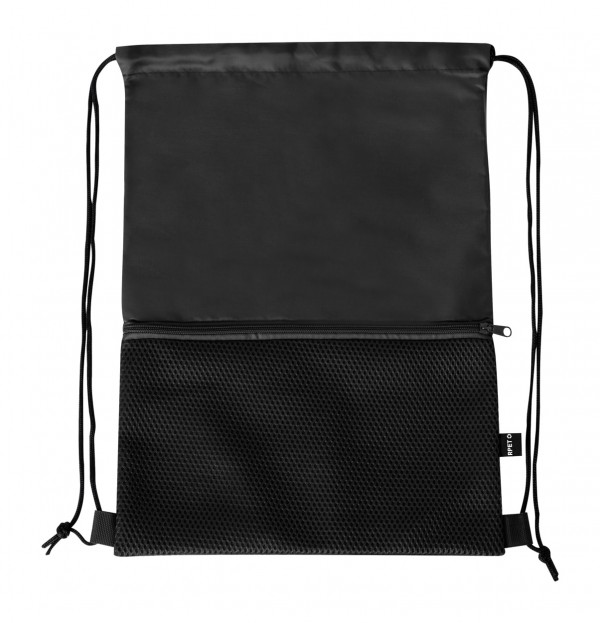 Uznam RPET drawstring bag  negru