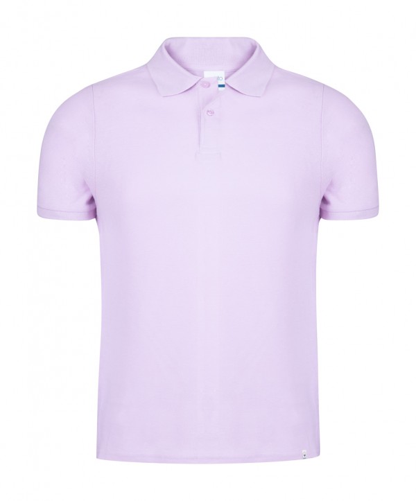 Ment pique polo shirt  Roz pastel