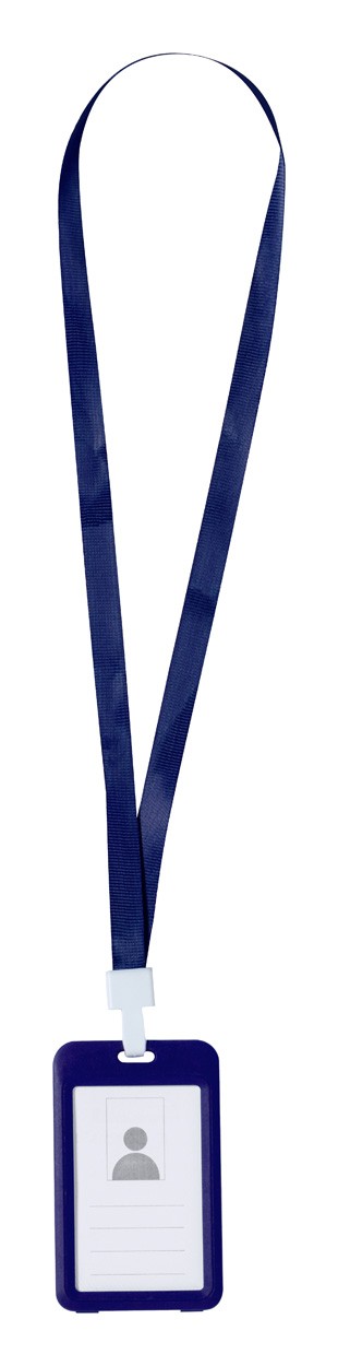 Fleck lanyard  albastru închis