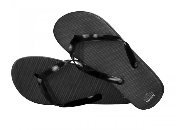 Tapiok papuci de plajă  negru