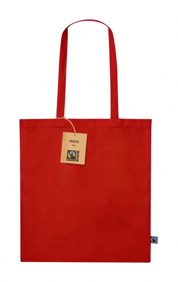 Trap sacoșă de cumpărături, FAIRTRADE  roșu