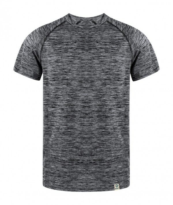 Tecnic Kassar tricou sport, material reciclat RPET XL negru