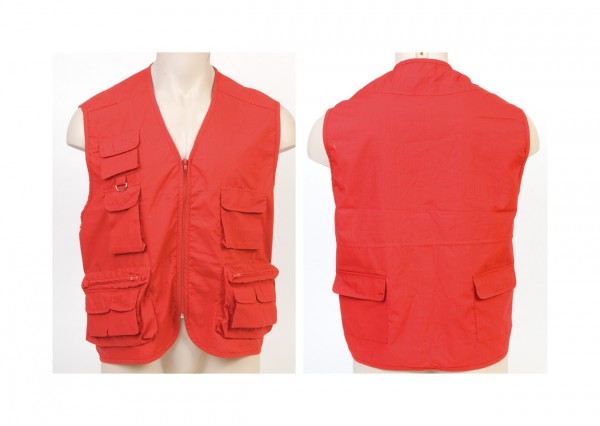 Soviet vestă XL roșu