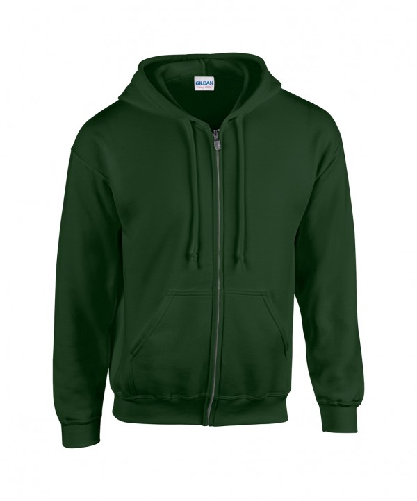 GI18600 hanorac cu fermoar S verde închis