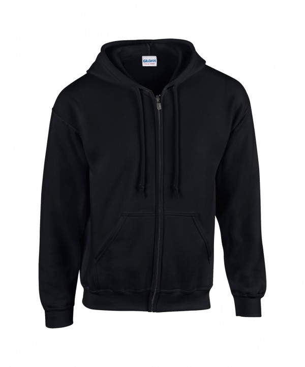 GI18600 hanorac cu fermoar M negru