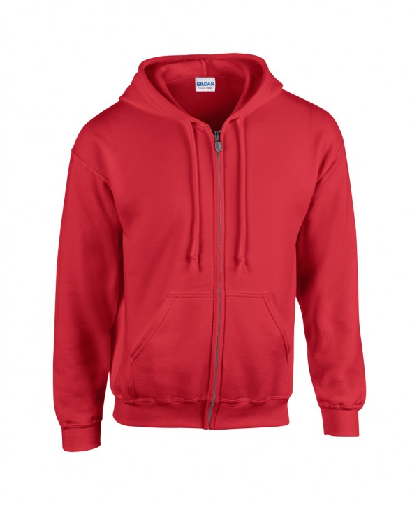 GI18600 hanorac cu fermoar XXL roșu