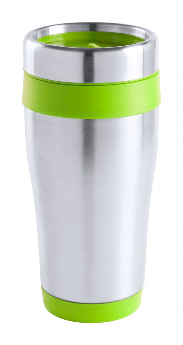 Caprol cană termoizolantă  verde lime deschis
