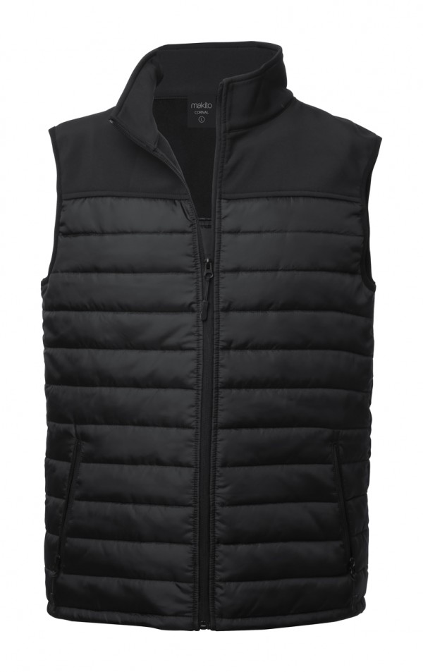 Bordy vestă softshell L negru