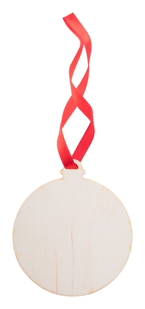 WoXmas Ornament brad, glob  natural