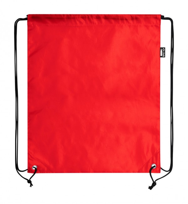 Redraw rucsac drawstring, material reciclat RPET  roșu