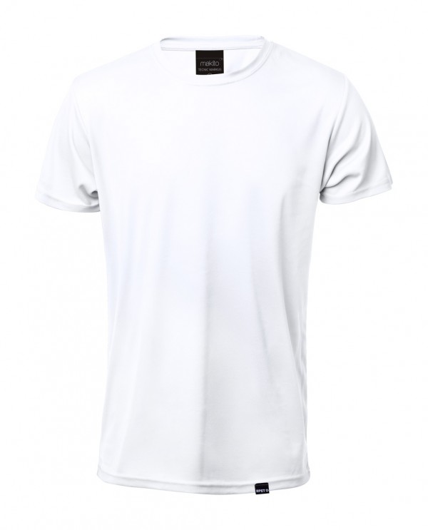 Velocity tricou sport, material reciclat RPET XL alb