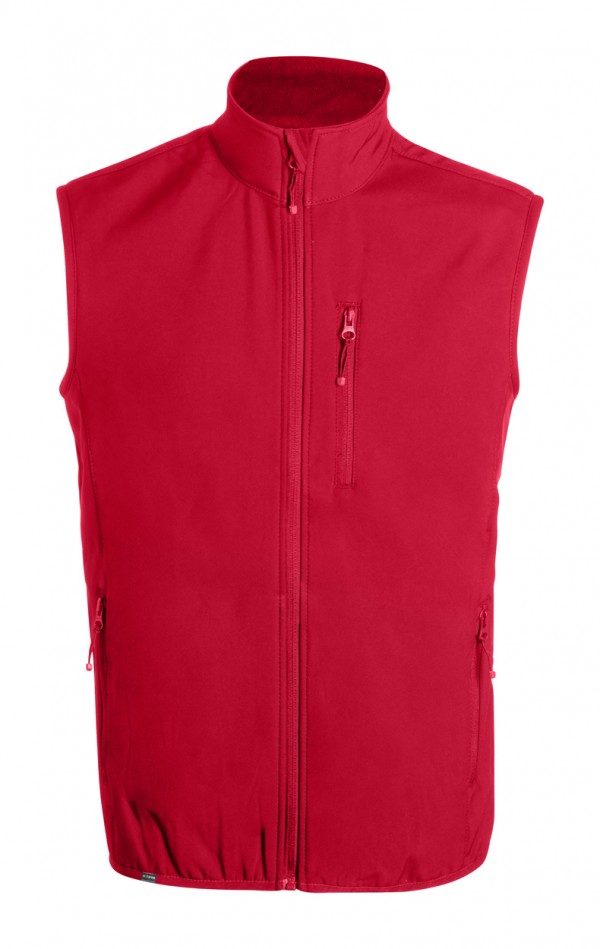 Shelles Vestă softshell RPET L roșu