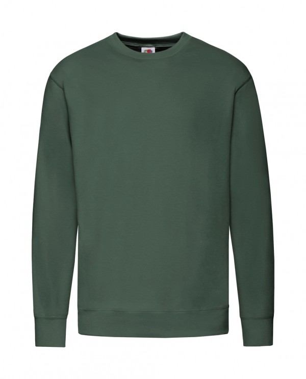 Lightweight Set-In Sweat Bluză XL verde închis