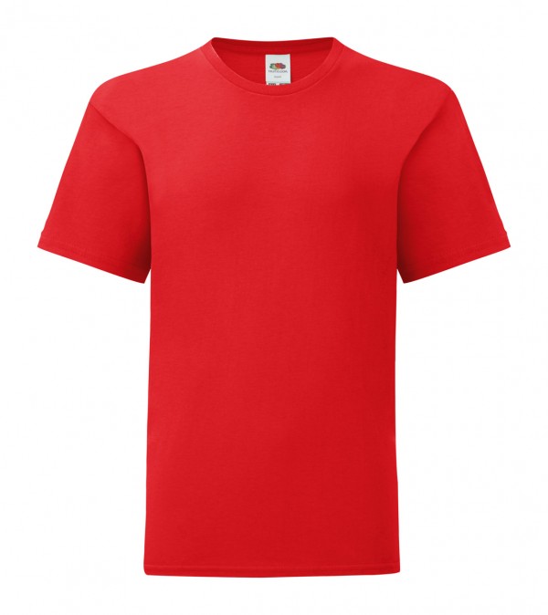 Iconic Kids Tricou copii 14-15 roșu