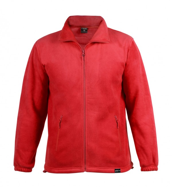 Diston jachetă fleece RPET M roșu
