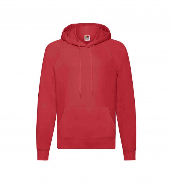 Lightweight Hooded Sweat K Hanorac copii 7-8 roșu