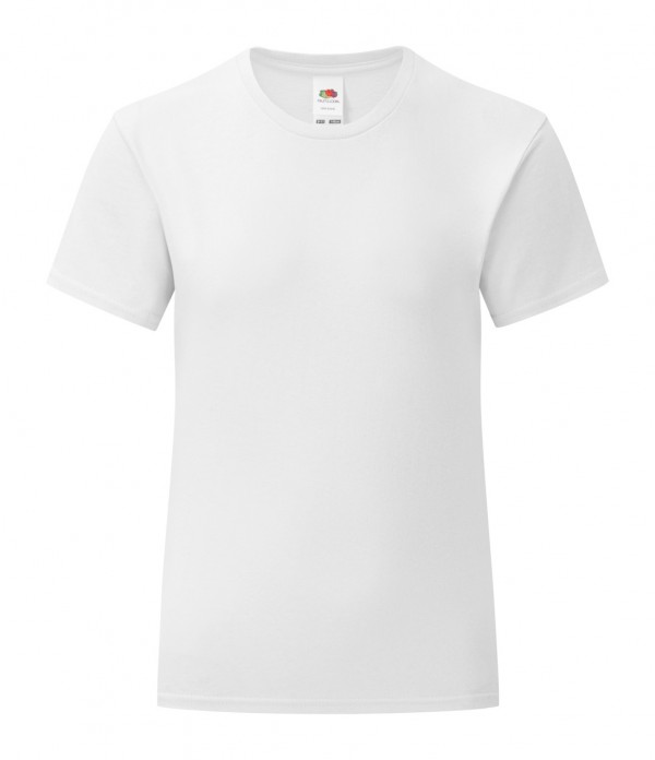 Iconic Girls Tricou fete 5-6 alb