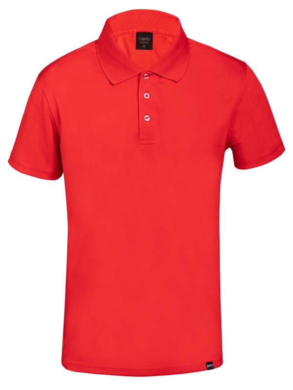 Dekrom tricou polo RPET M roșu