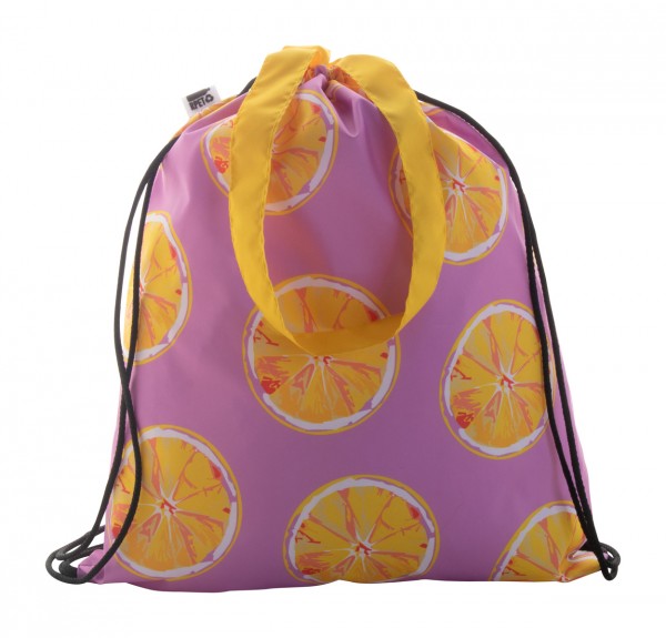 CreaDraw Shop RPET sac cu cordon, personalizat  negru