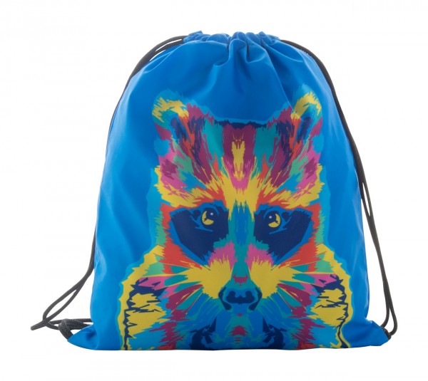 CreaDraw Kids sac personalizat, cu cordon, pentru copii  negru