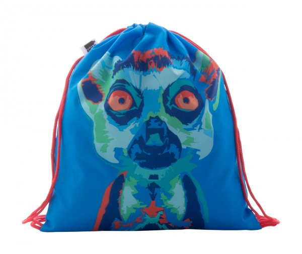 CreaDraw Kids RPET sac personalizat, cu cordon, pentru copii  roșu