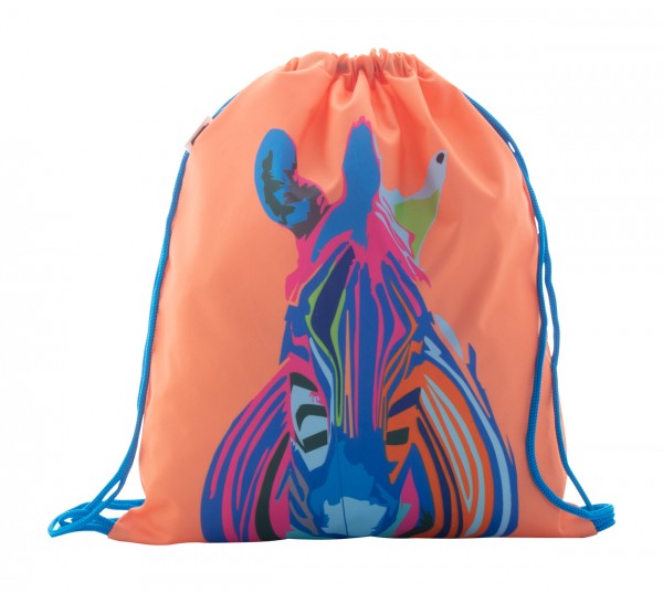 CreaDraw Kids RPET sac personalizat, cu cordon, pentru copii  albastru