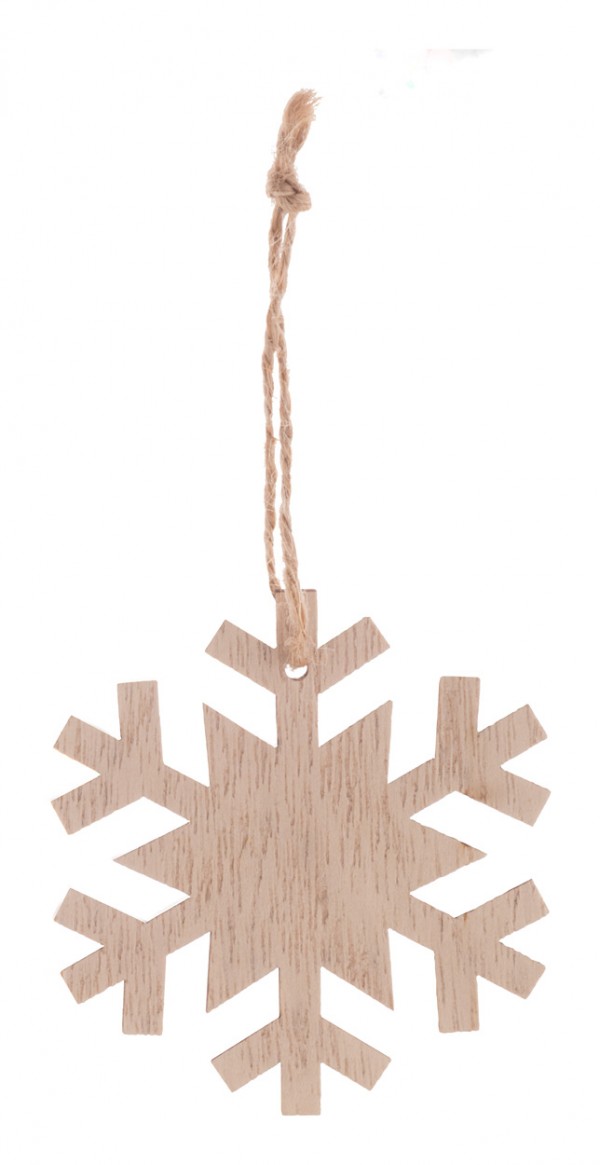 Rosvik Ornament pentru brad, fulg  natural