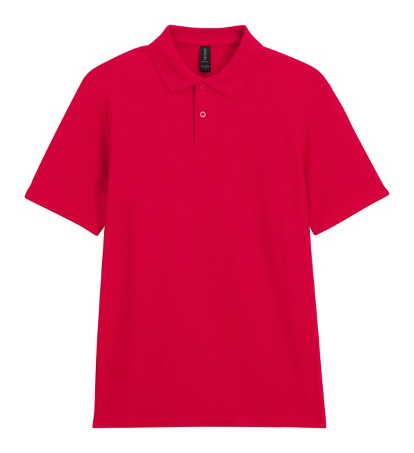 GI64800 tricou polo pique M roșu