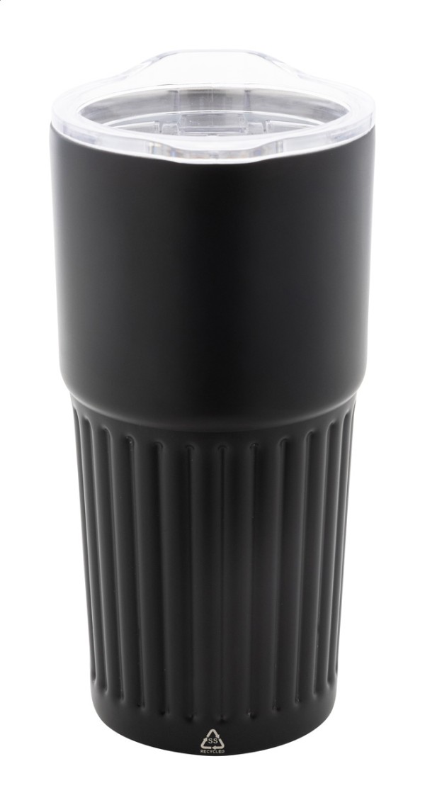 Streaky Tall cană termică  negru