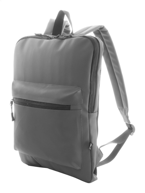 Slippu rucsac laptop, RPET  gri închis