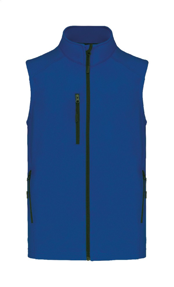KA403 Vestă softshell, 3 straturi XL albastru