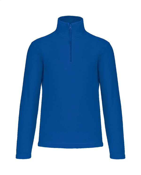 KA912 Jachetă fleece cu fermoar scurt L albastru