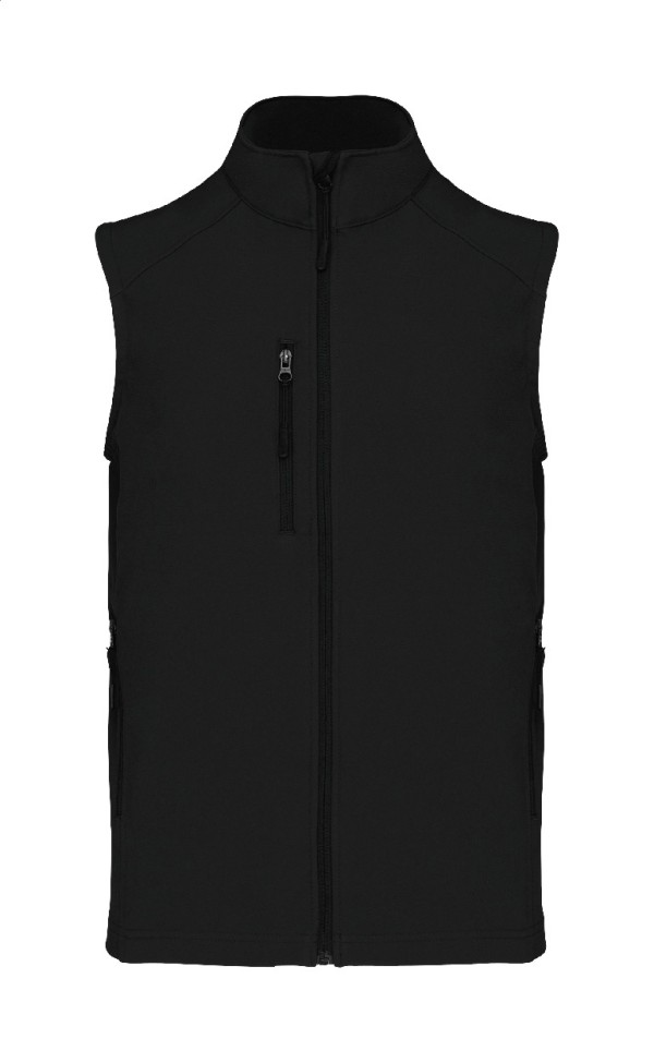 KA403 Vestă softshell, 3 straturi S negru