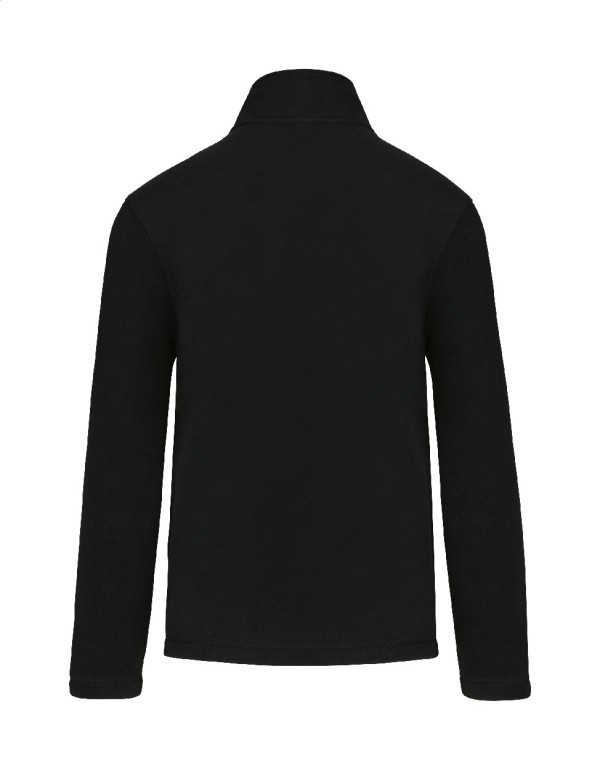 KA9102 Jachetă fleece cu fermoar lung S negru