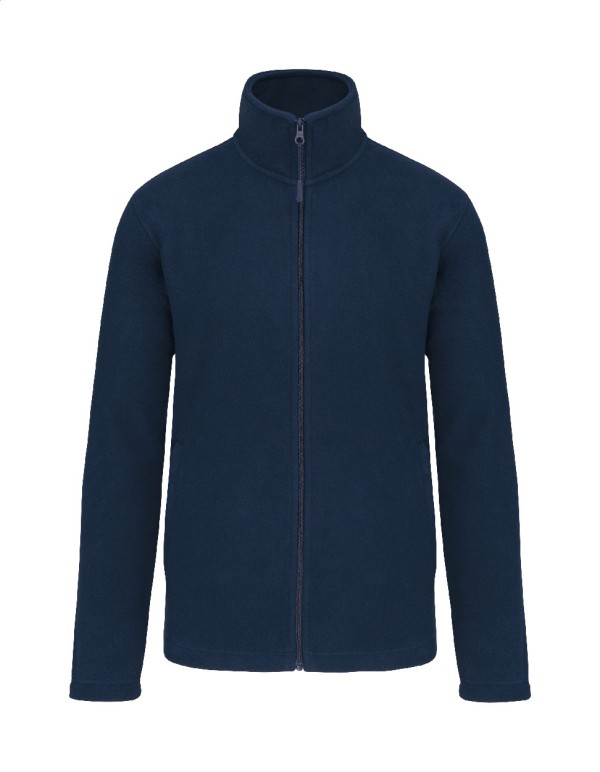 KA9102 Jachetă fleece cu fermoar lung S albastru închis