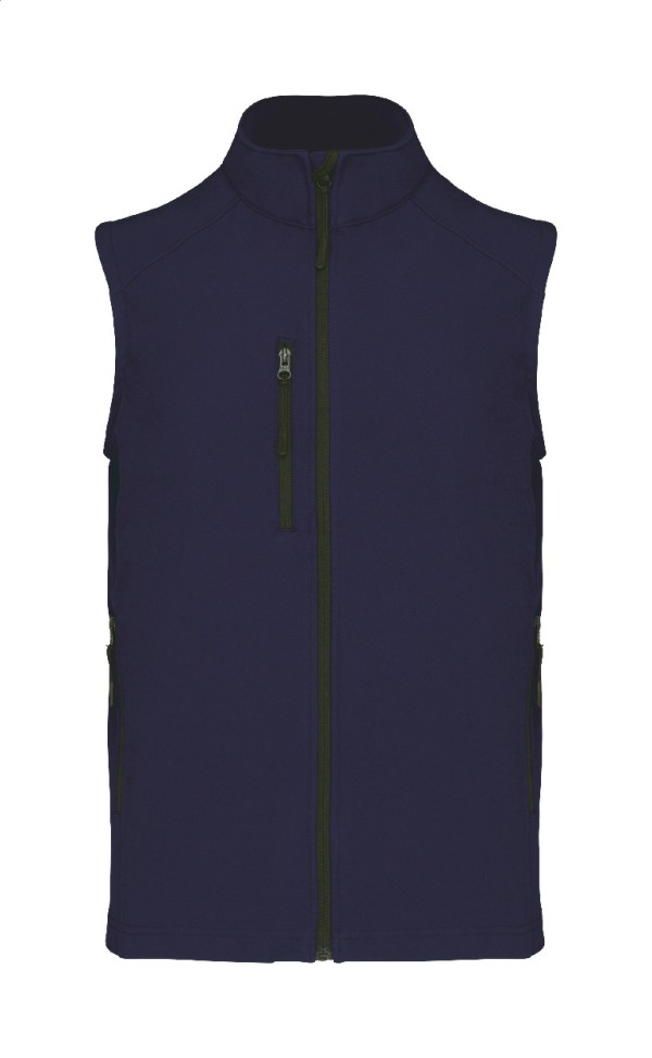 KA403 Vestă softshell, 3 straturi S albastru închis
