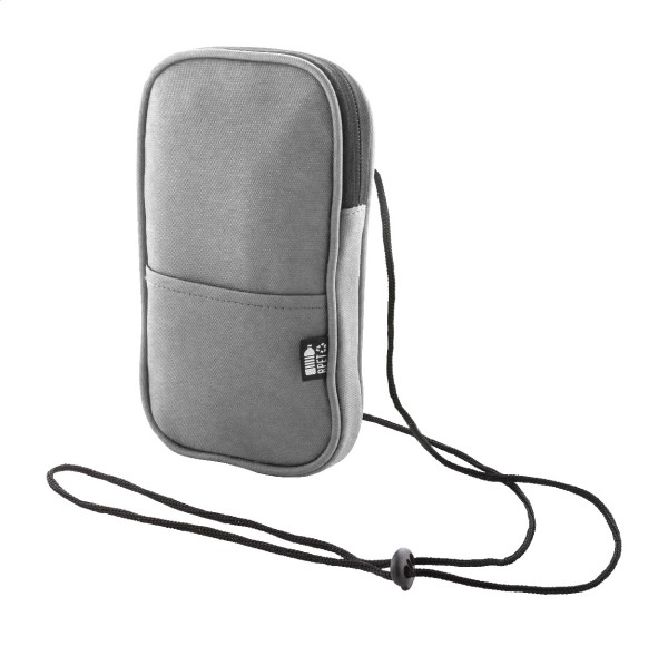 FestiFon Geantă pentru telefon mobil, crossbody, RPET  gri