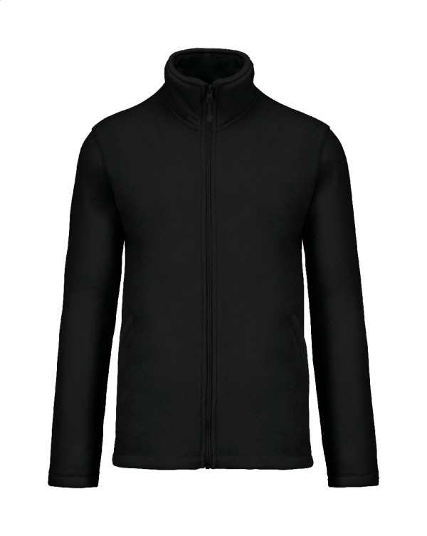 KA911 Jachetă fleece cu fermoar lung M negru
