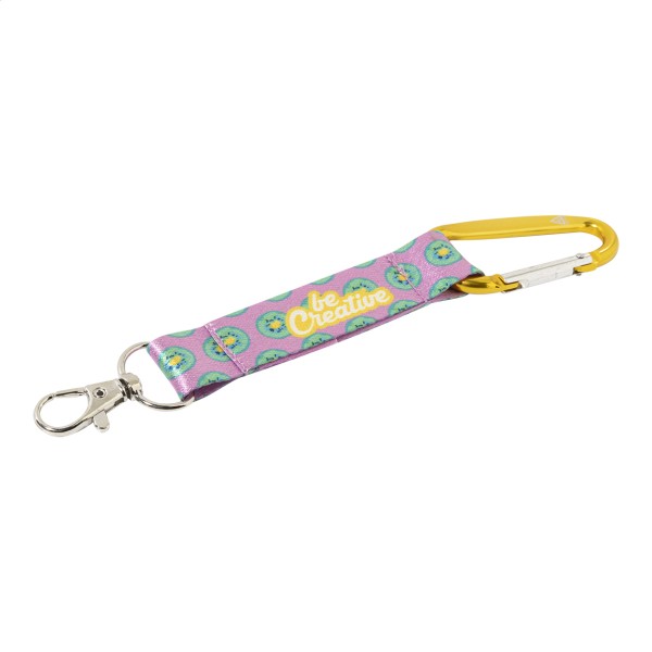 SuboRing Double breloc personalizat, RPET  galben