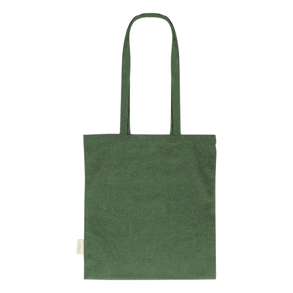 Totepex Hue Sacoșă de cumpărături, din bumbac reciclat  verde